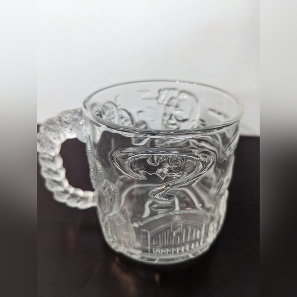 Vintage Complete Set of Batman Forever Glass Mugs - Picture 3 of 11